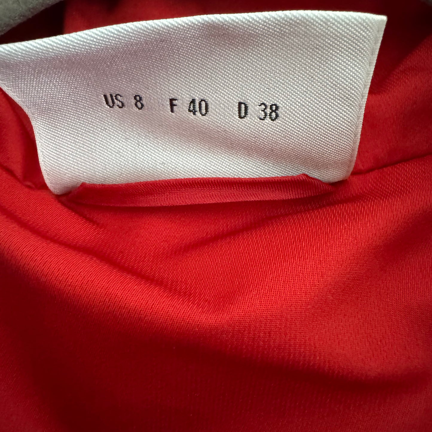 Akris Punto Red Flared Rain Jacket, size 8 (fits 6/8)