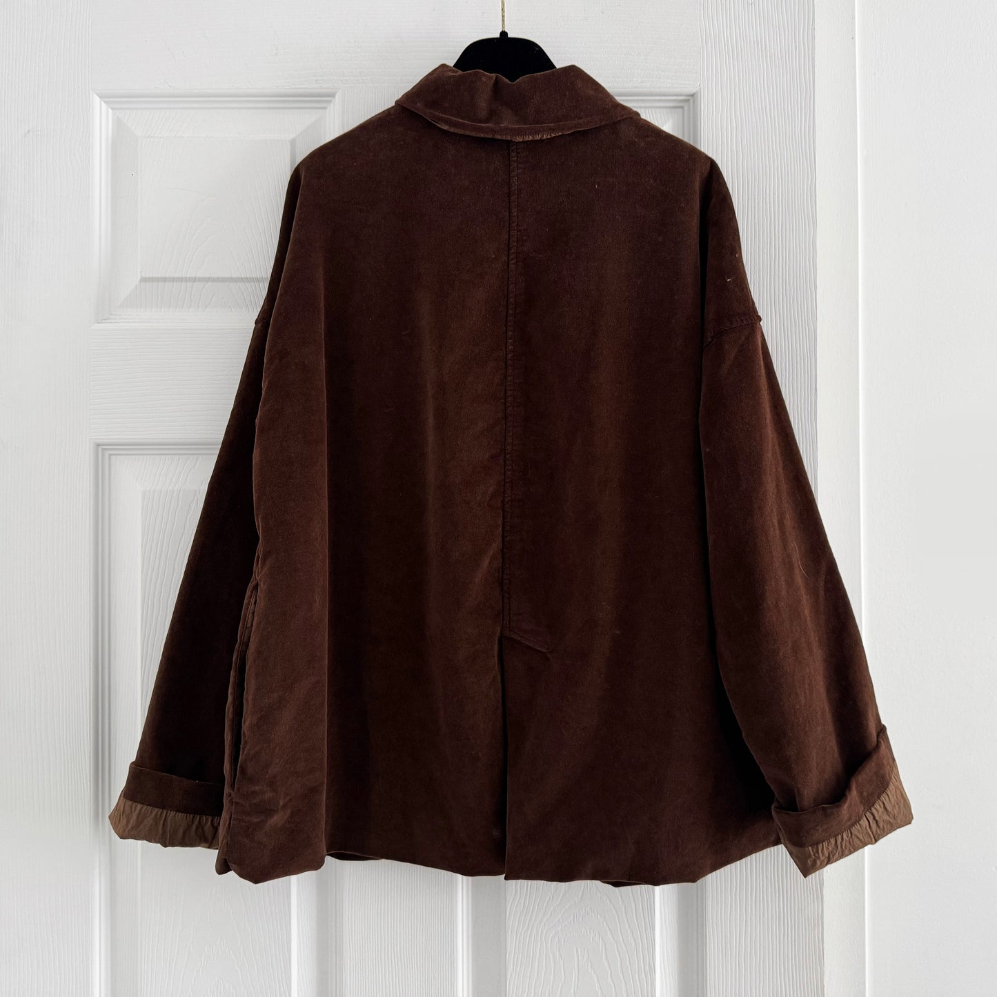 Album di Famiglia Velvet Loose Blazer in "Coffee", size Small