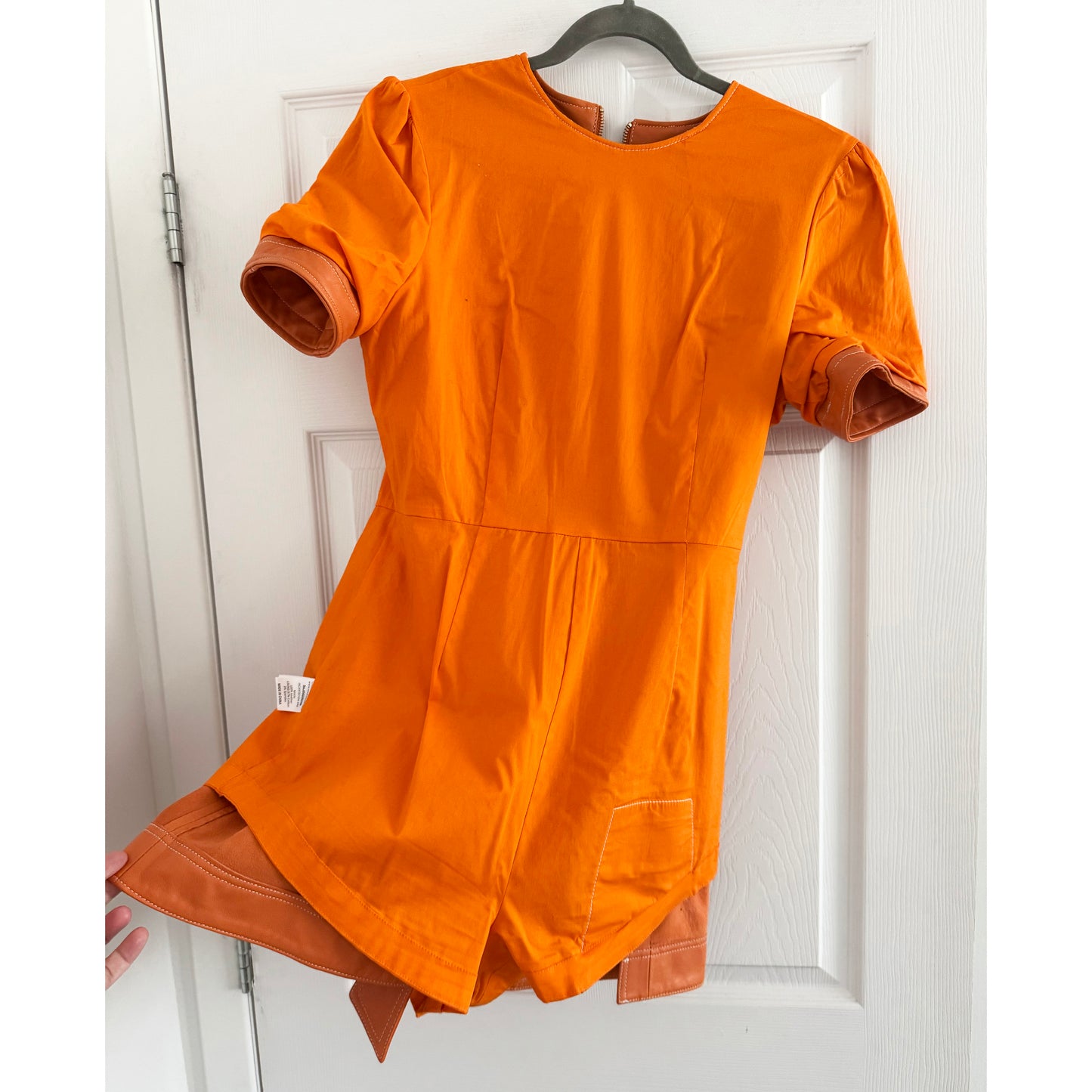 Alice McCall "Incantations" Romper/Minidress in Orange, size 6US/10UK (fits size 4US)