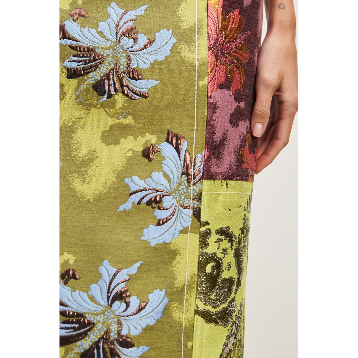 Alemais "Adriana" Jacquard Open Back Dress, size 4