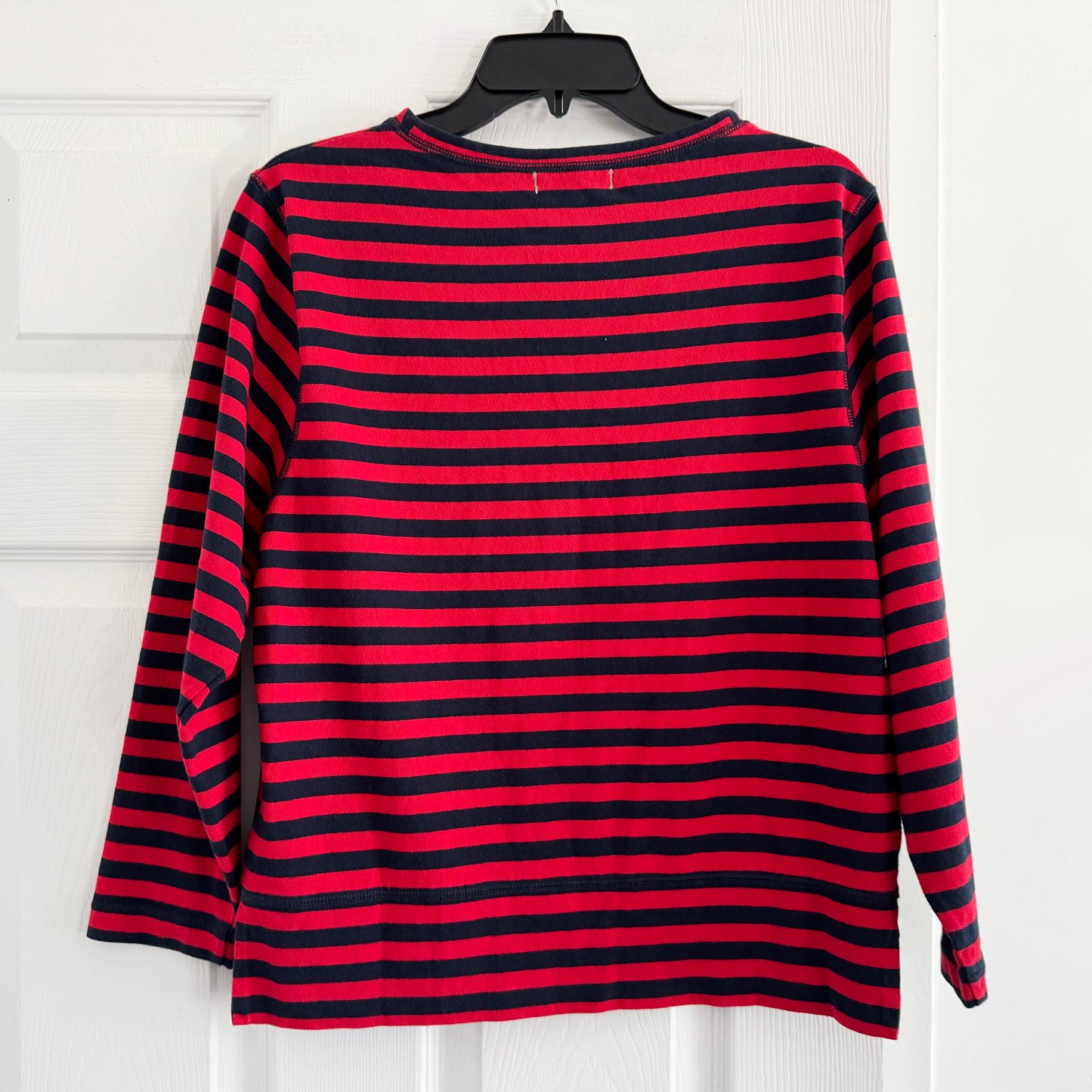 Alex Mill "Lakeside" Stripe Tee in Red/Blue, size Small