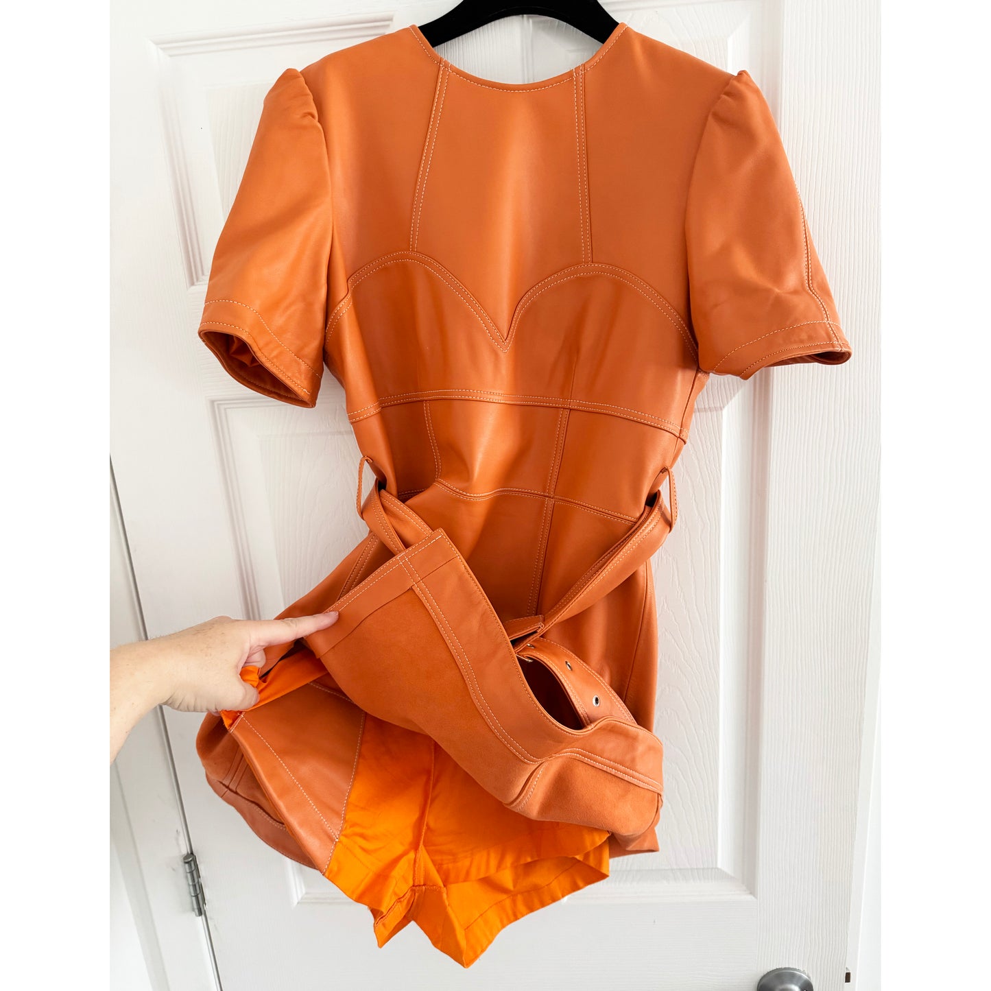Alice McCall "Incantations" Romper/Minidress in Orange, size 6US/10UK (fits size 4US)