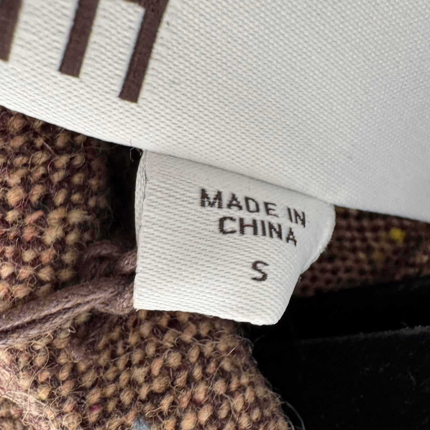 Aligne "Charlie" Wool Overshirt in Brown, size Small