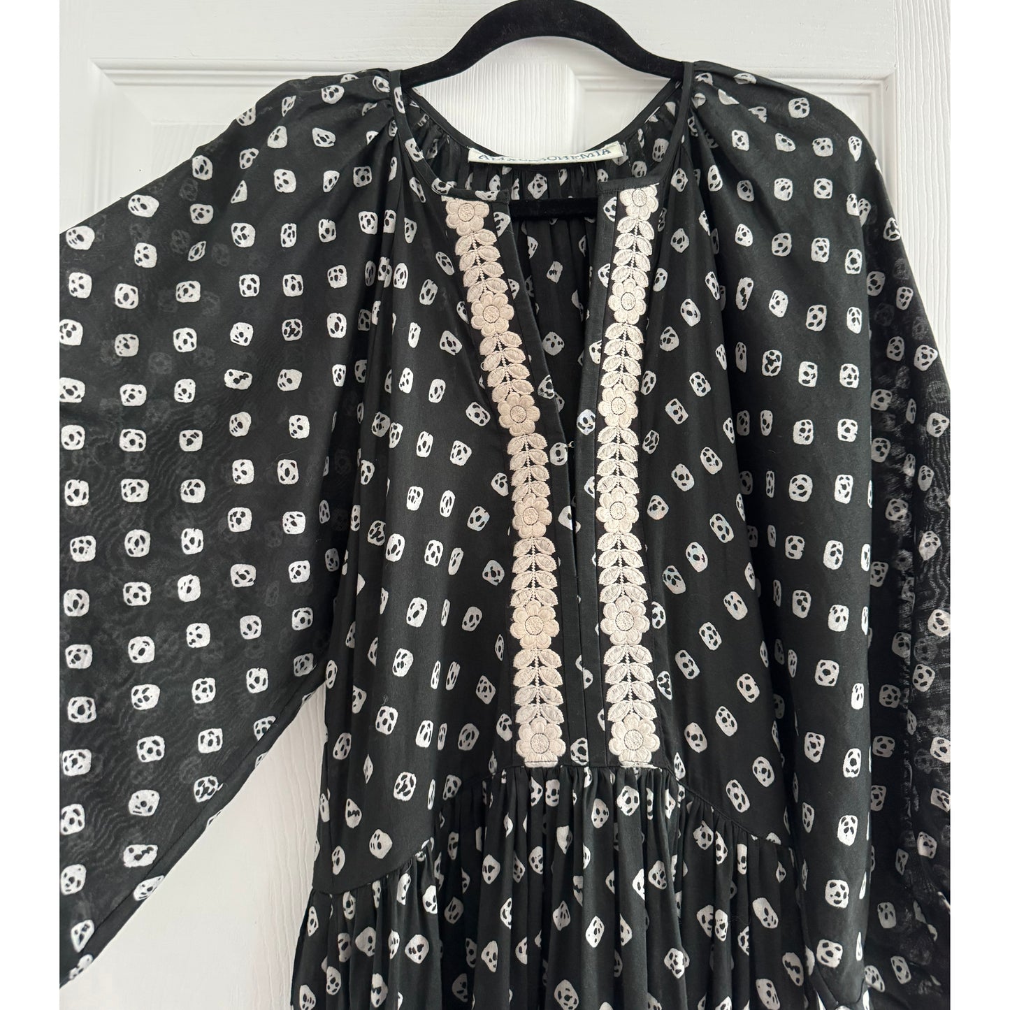 Alix of Bohemia "Talitha" Dress in "Licorice, fits like Size Small