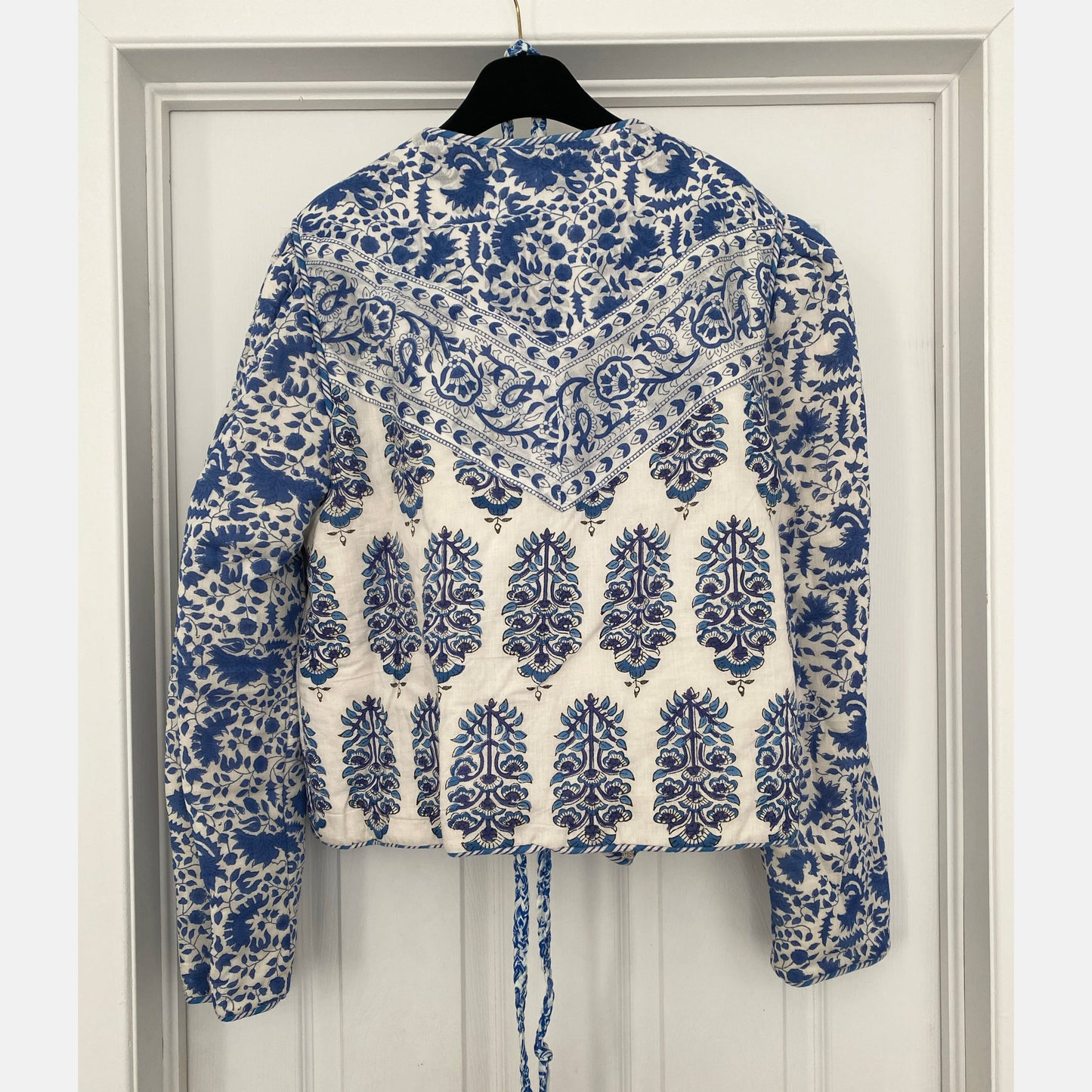 Alix of Bohemia "Hudson" Printed Jacket in Blue, size Medium