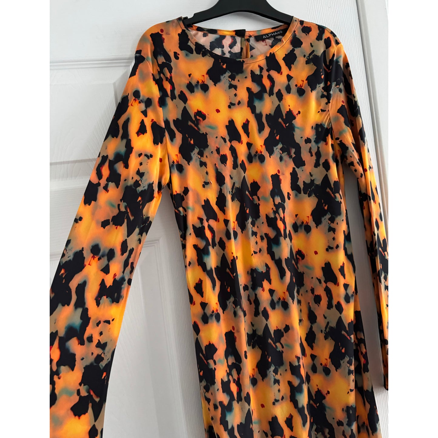 ALPHA60 "Adrian" Dress in "Tortoise", size Small