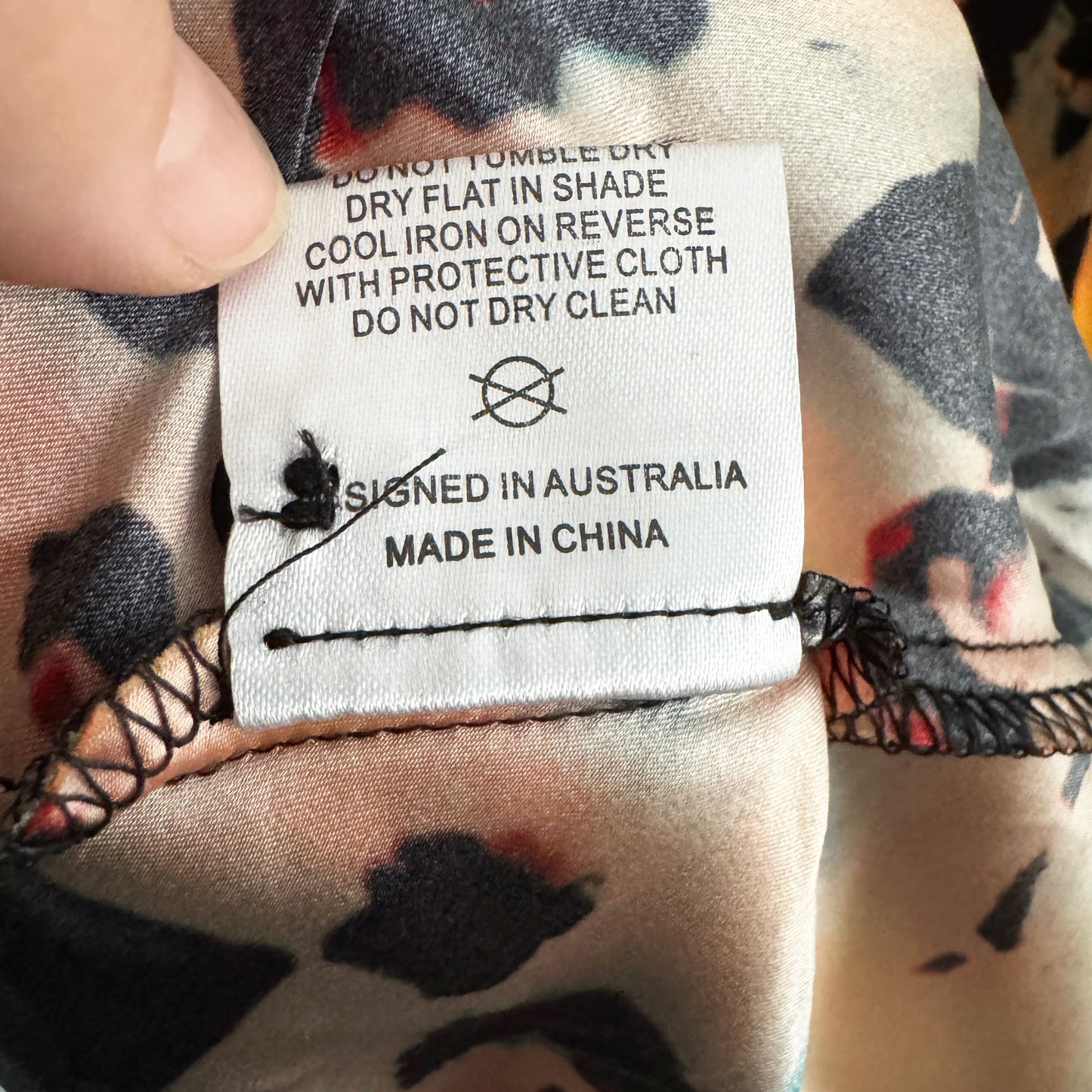 ALPHA60 "Adrian" Dress in "Tortoise", size Small