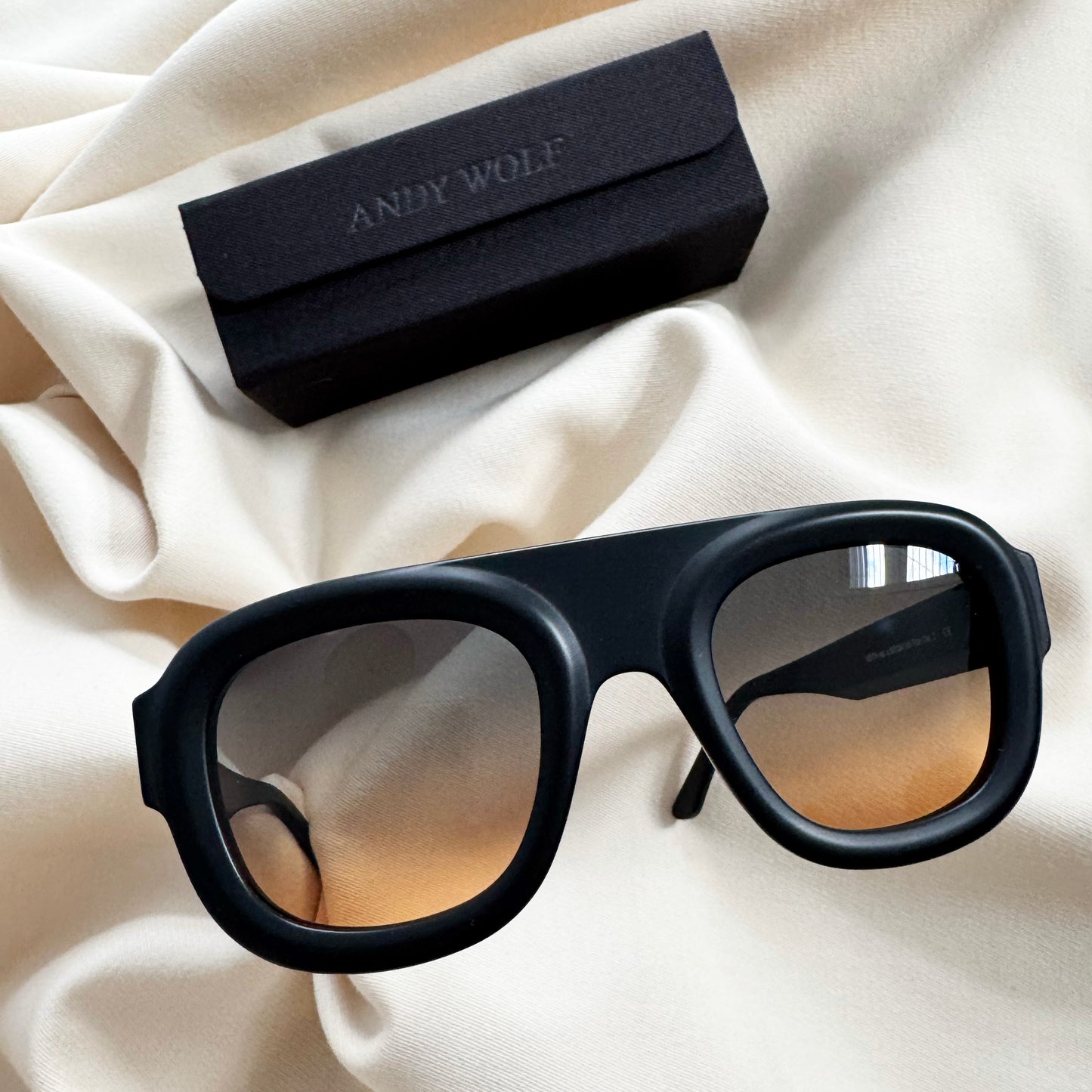 Andy Wolf "Keith" Sunglasses in Black