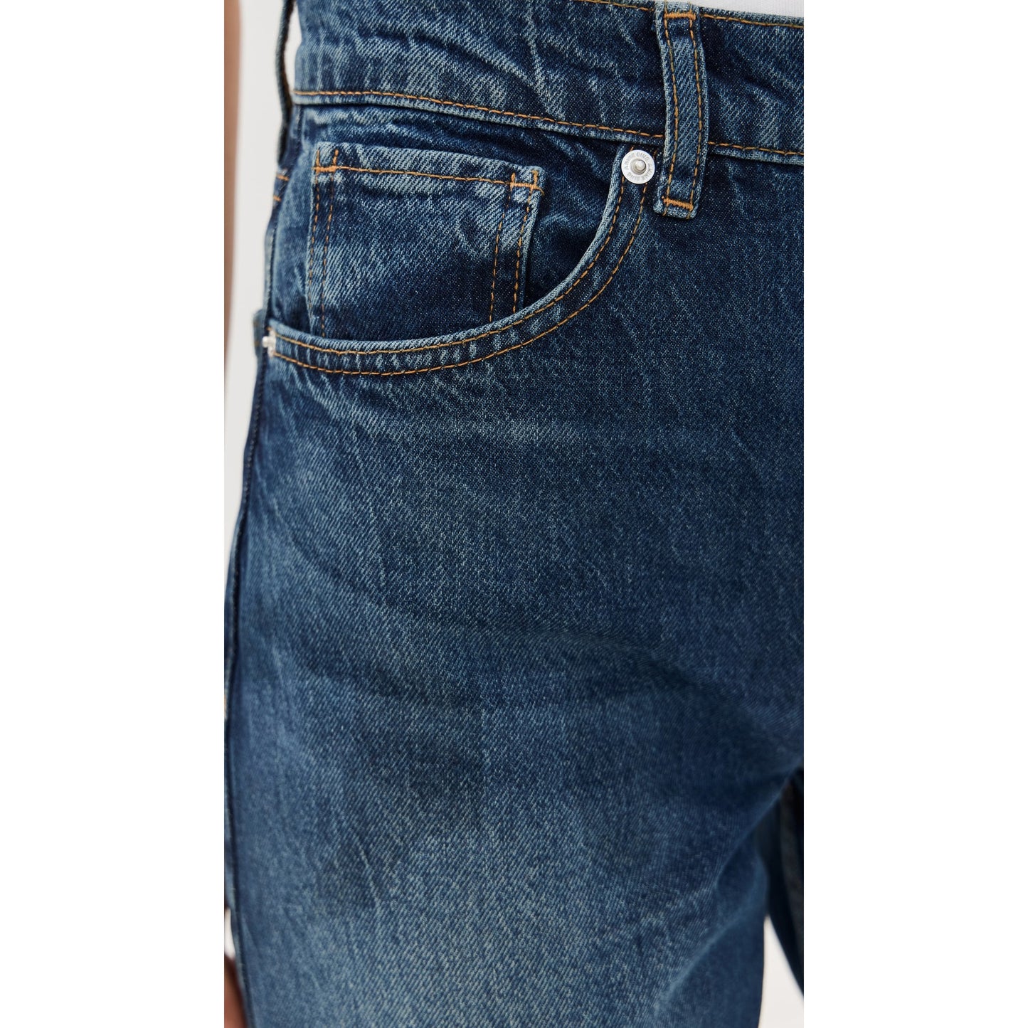 Anine Bing "Brie" jeans in "Blue Depths", size 28 (fits like 27) ** HEMMED **