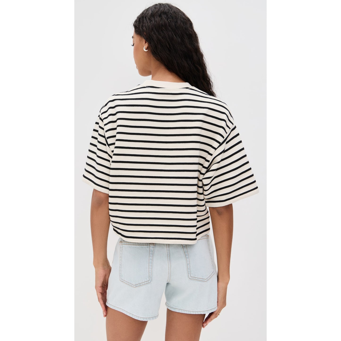 Anine Bing "Myers" Stripe Tee Shirt, size XS