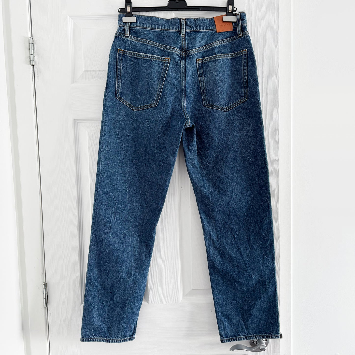 Anine Bing "Benson" Jeans in Blue, size 28