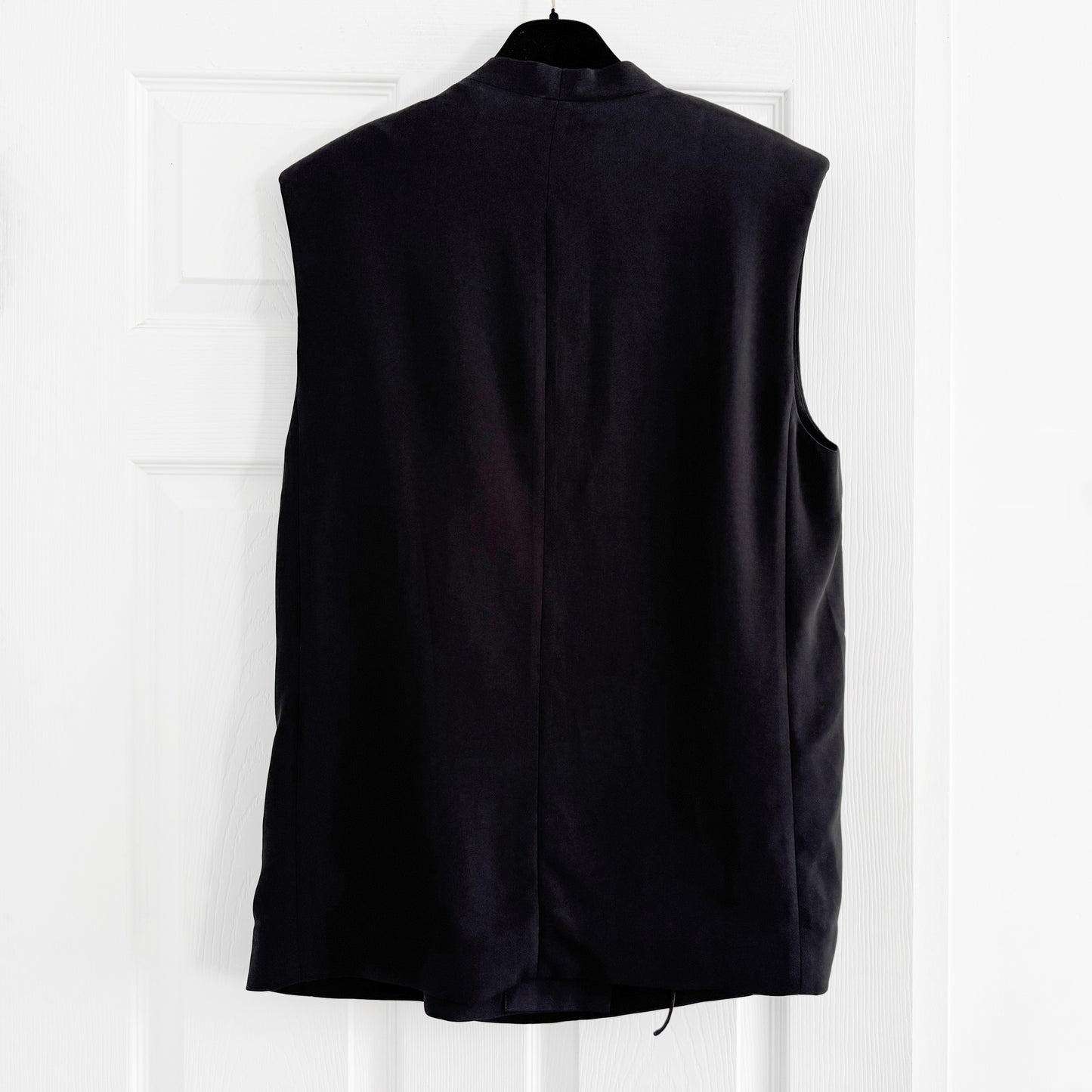 Anine Bing "Venice" Vest in Black, size Medium