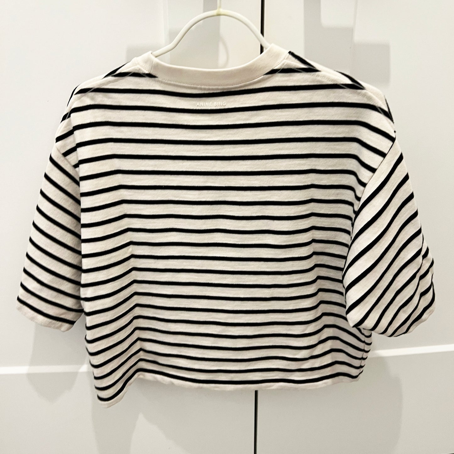 Anine Bing "Myers" Stripe Tee Shirt, size XS