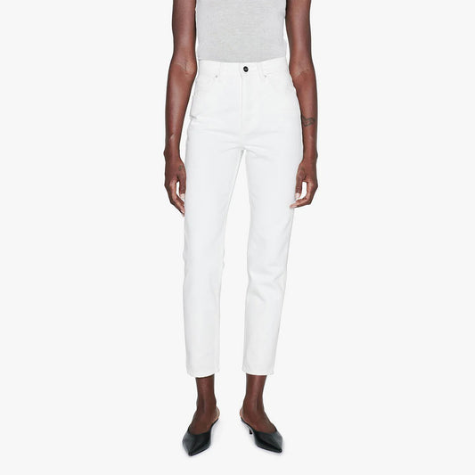 Anine Bing "Sonya" Jeans in Off-White, size 26