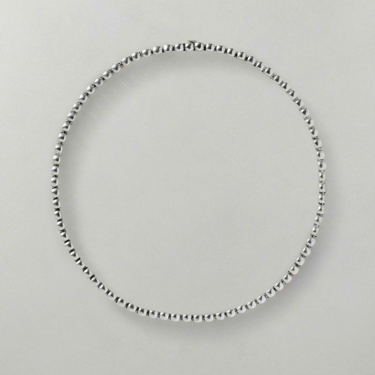 Annika Inez "Tennis" Necklace in Silver