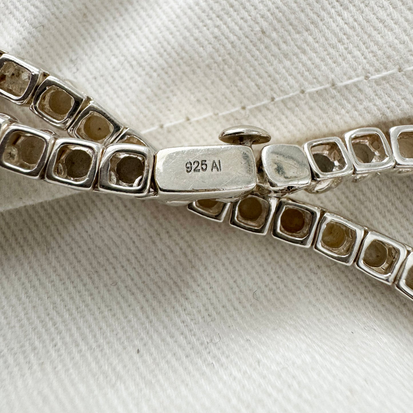 Annika Inez "Tennis" Necklace in Silver