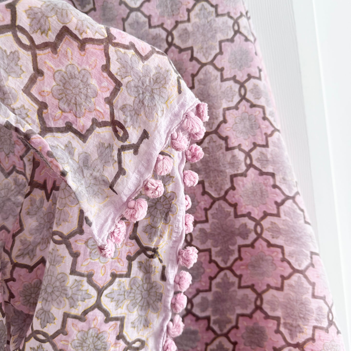 Antik Batik "Vili" Pareo Scarf in Lilac