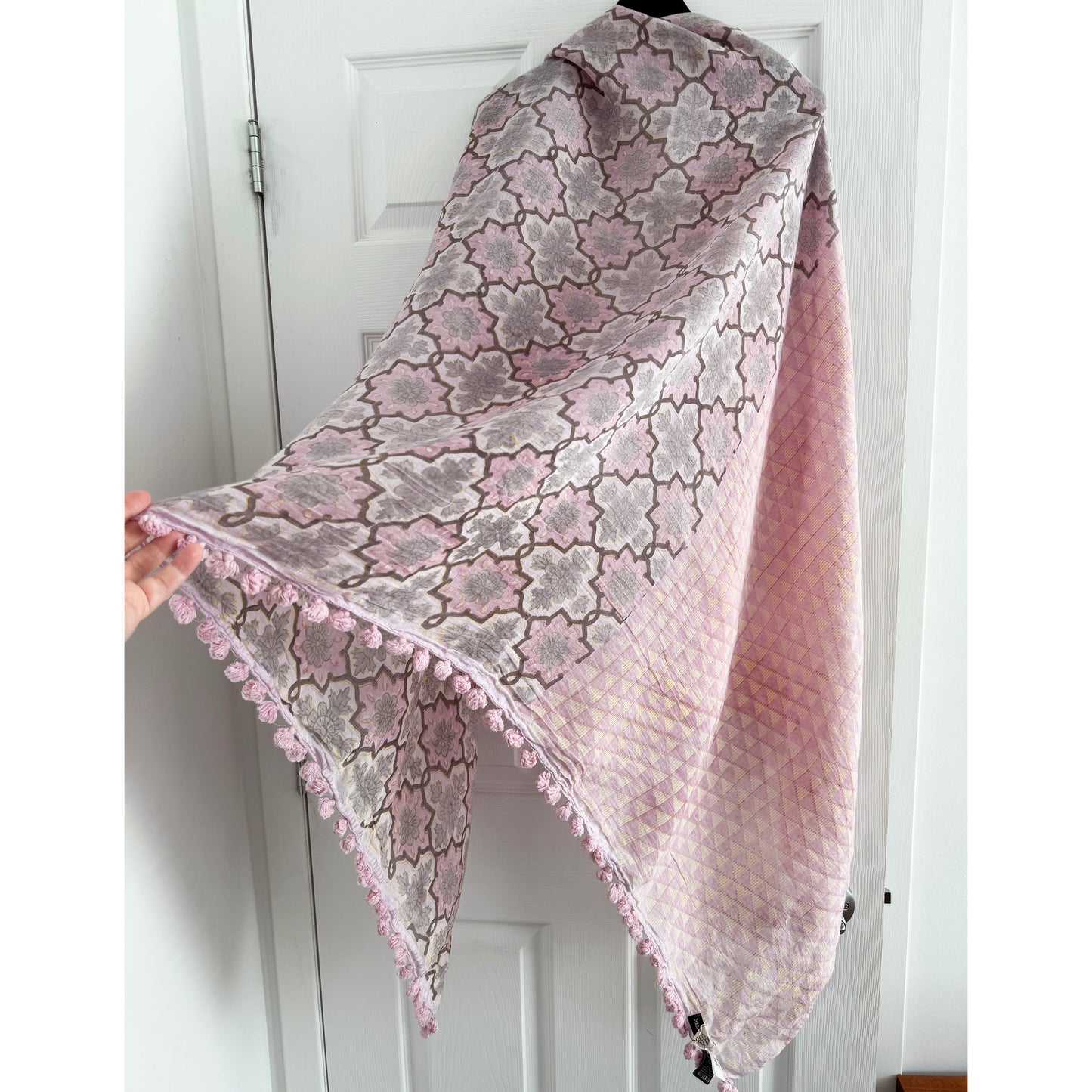 Antik Batik "Vili" Pareo Scarf in Lilac
