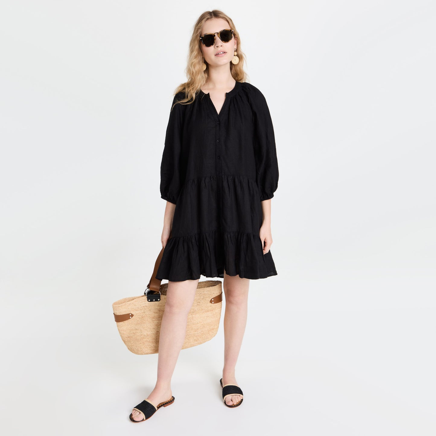Apiece Apart "Mitte" Dress in Black, size Small