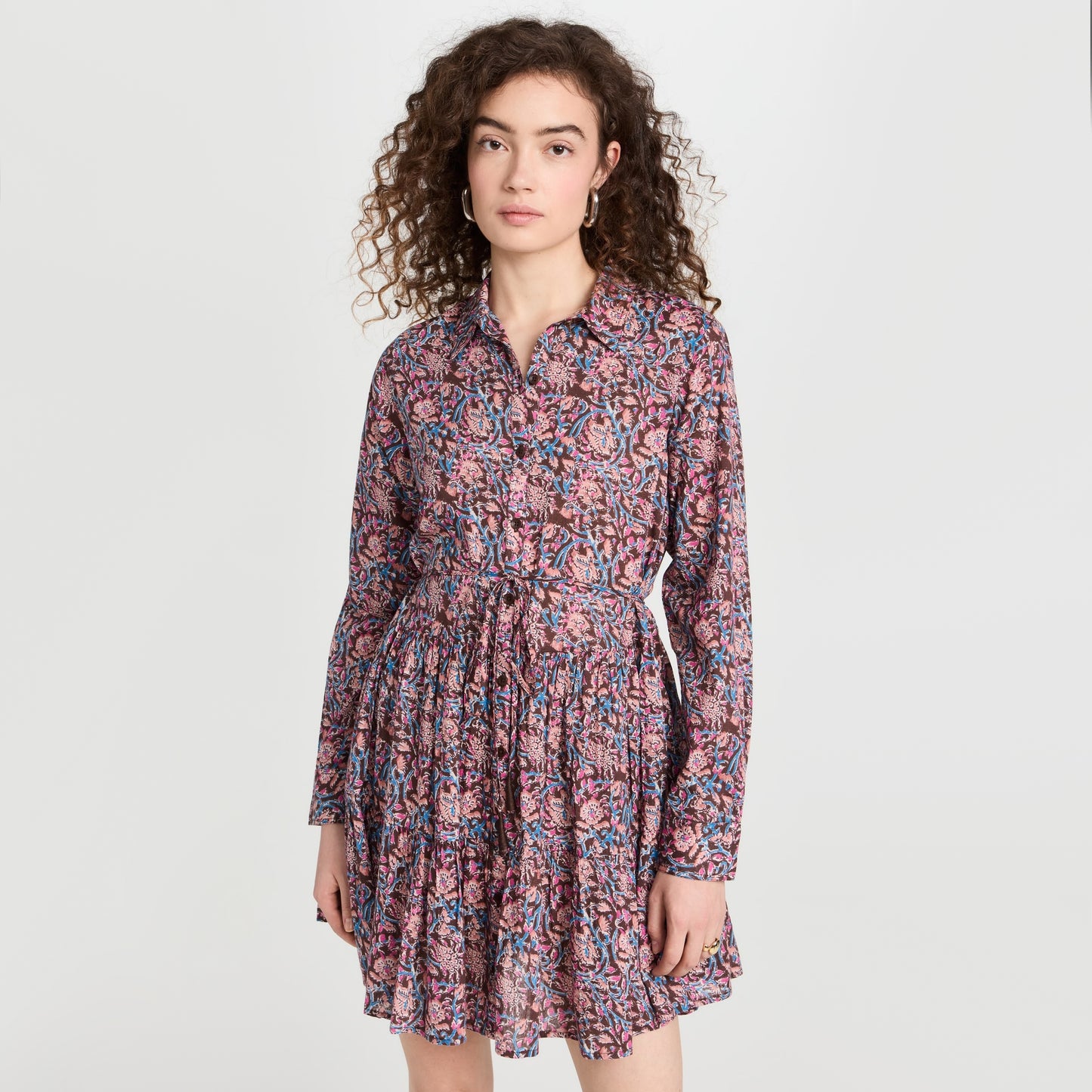 Apiece Apart "Anna" Shirtdress in "Bella Floral", fits size 12??