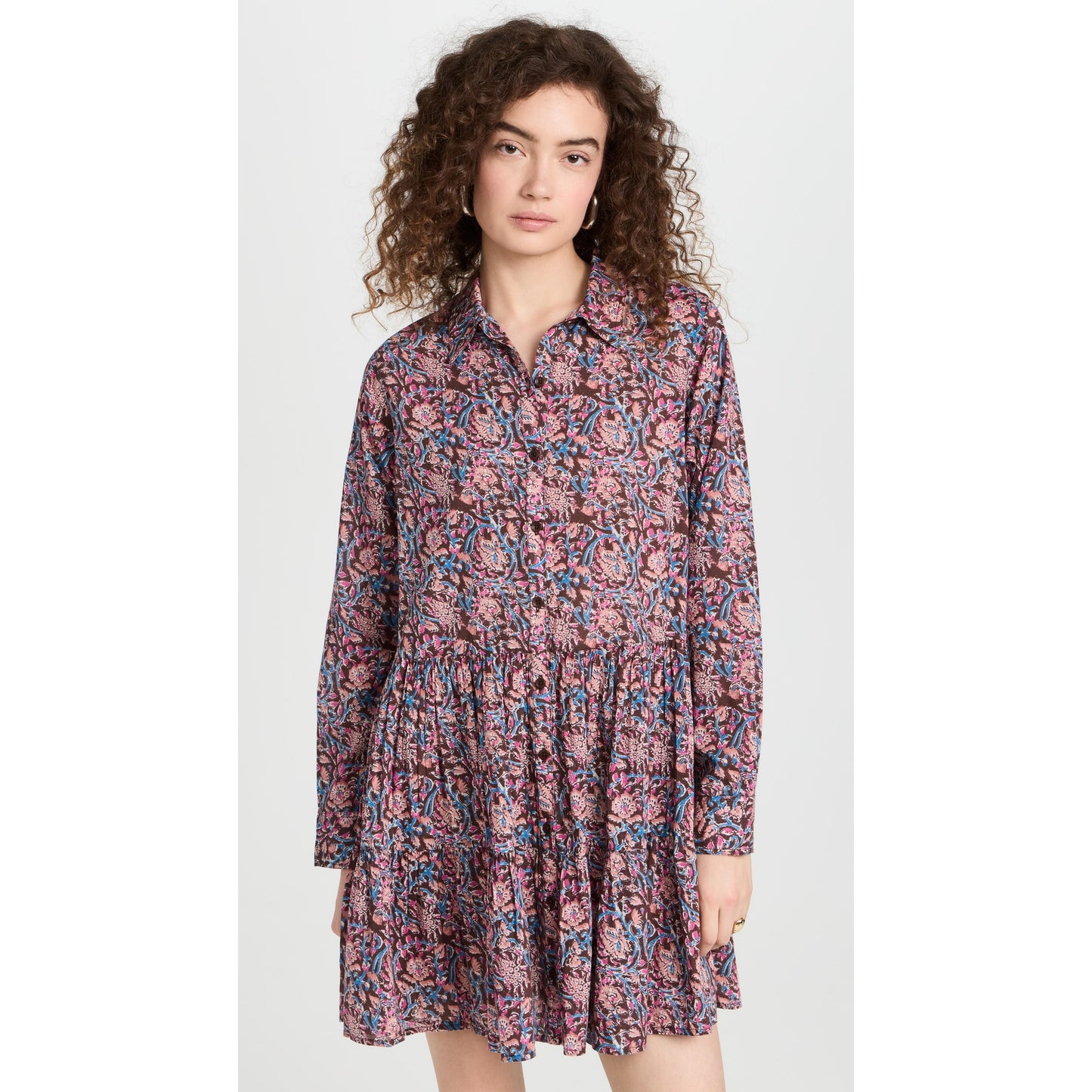 Apiece Apart "Anna" Shirtdress in "Bella Floral", fits size 12??