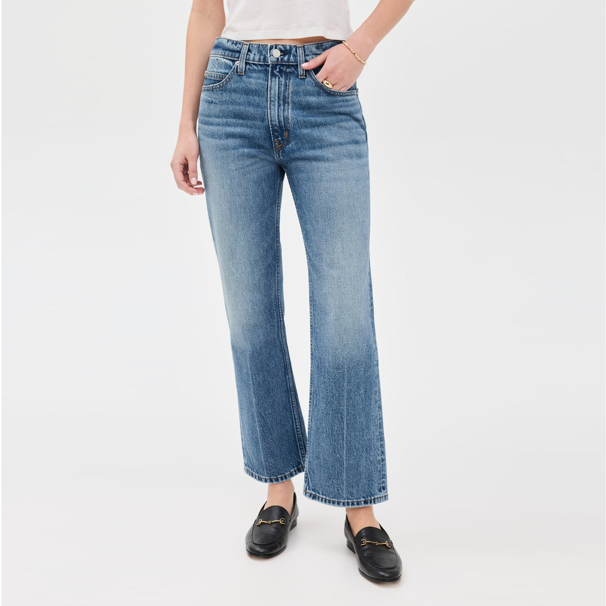 Apiece Apart "Rene"Kick Flare Jean in "Hermosa Wash", size 27