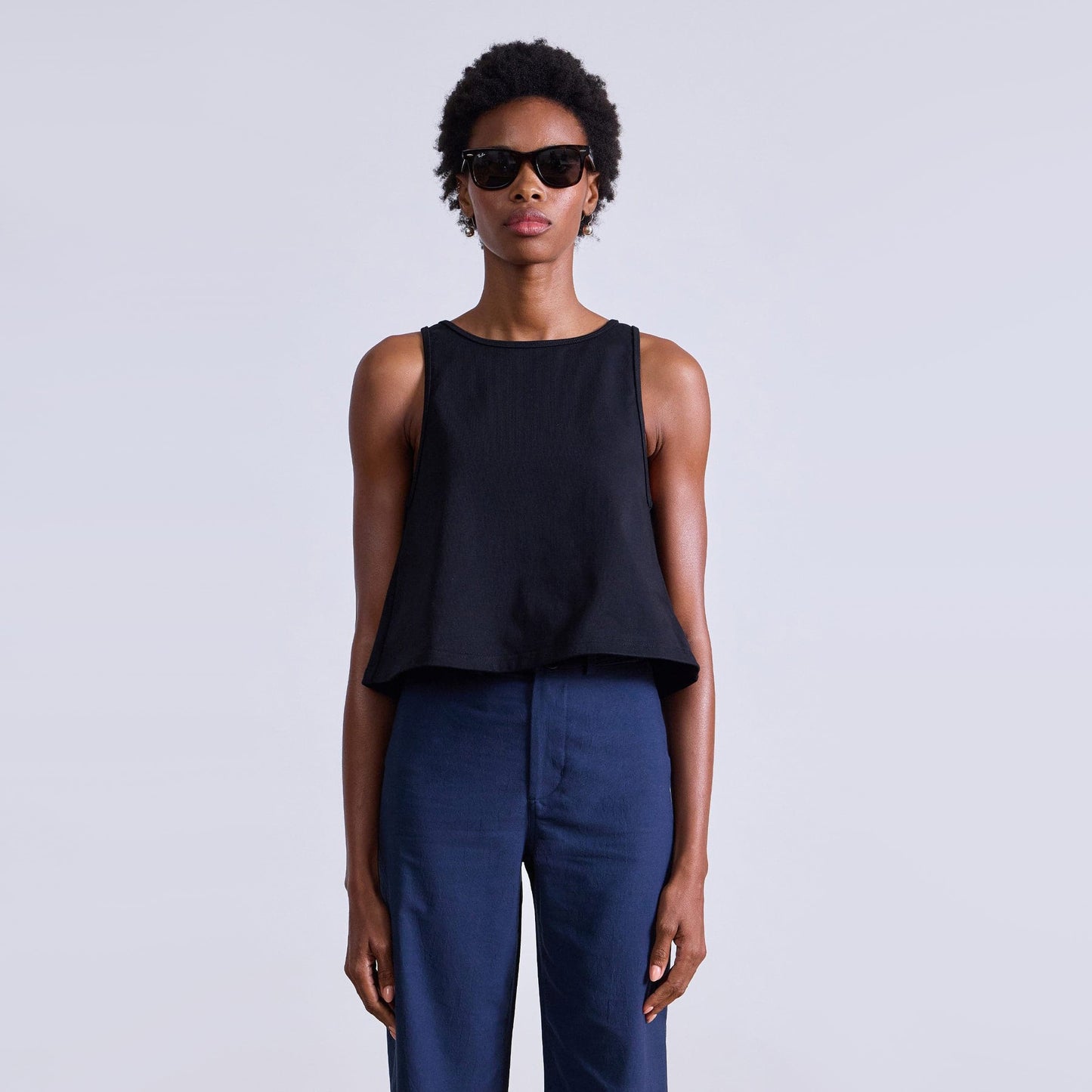Apiece Apart "Agnes" Tank in Black, size Small