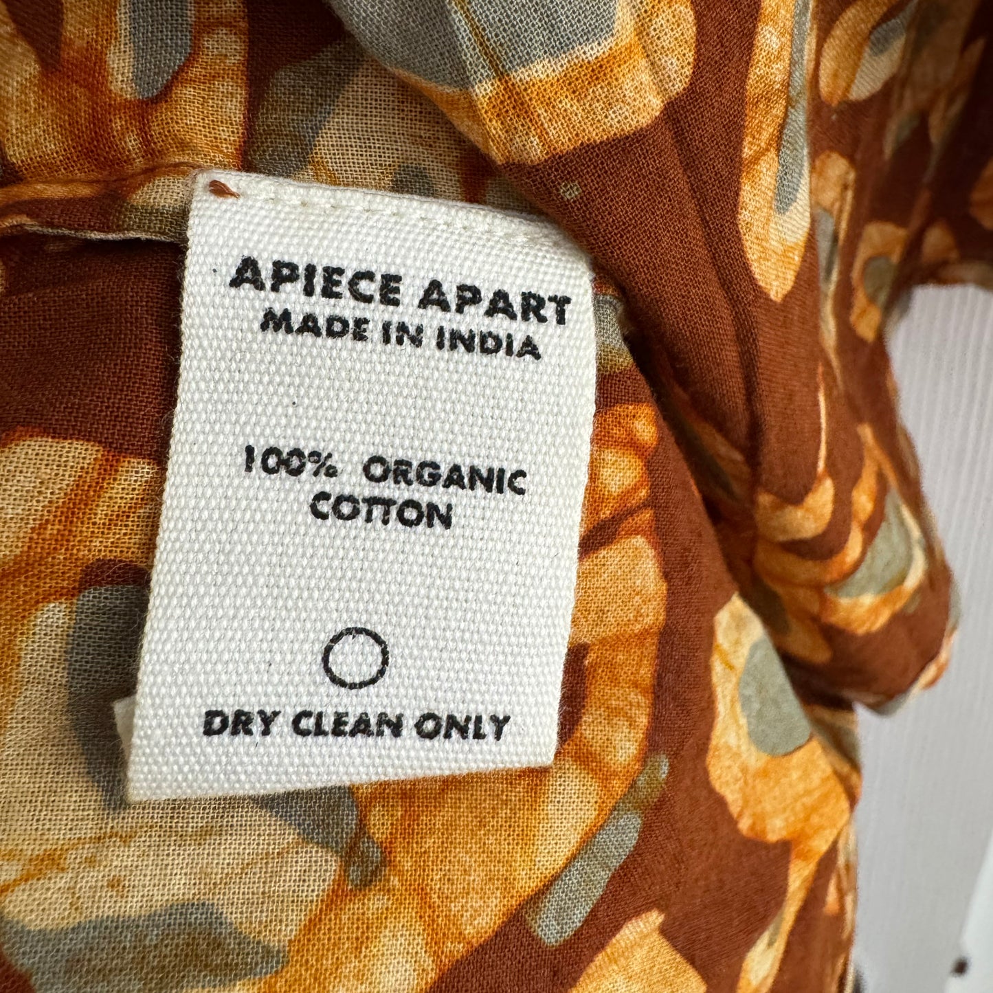 Apiece Apart "Uva" Dress in "Spice", fits size XL or size 12??