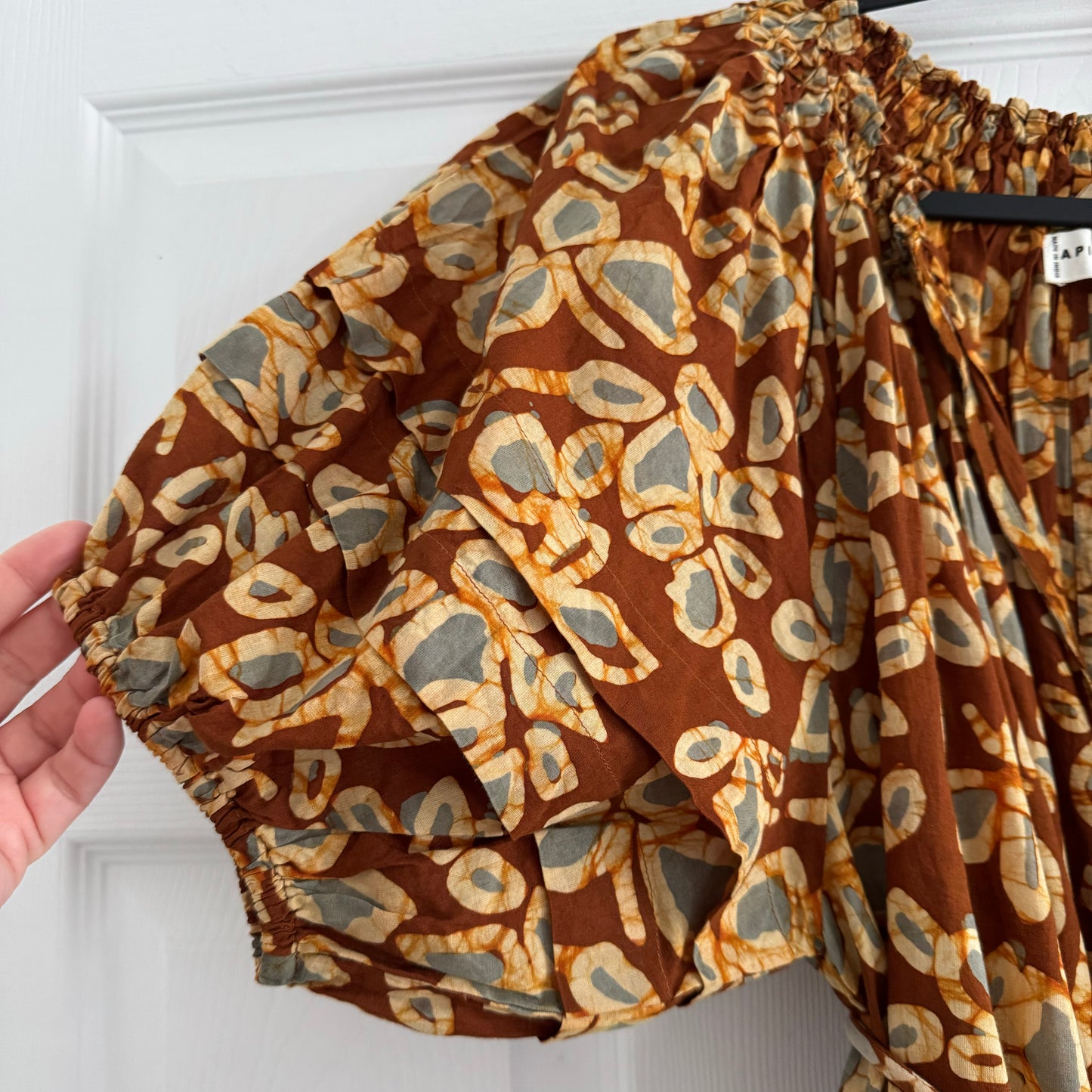 Apiece Apart "Uva" Dress in "Spice", fits size XL or size 12??