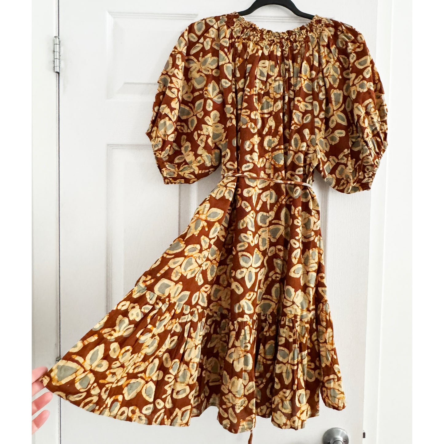 Apiece Apart "Uva" Dress in "Spice", fits size XL or size 12??