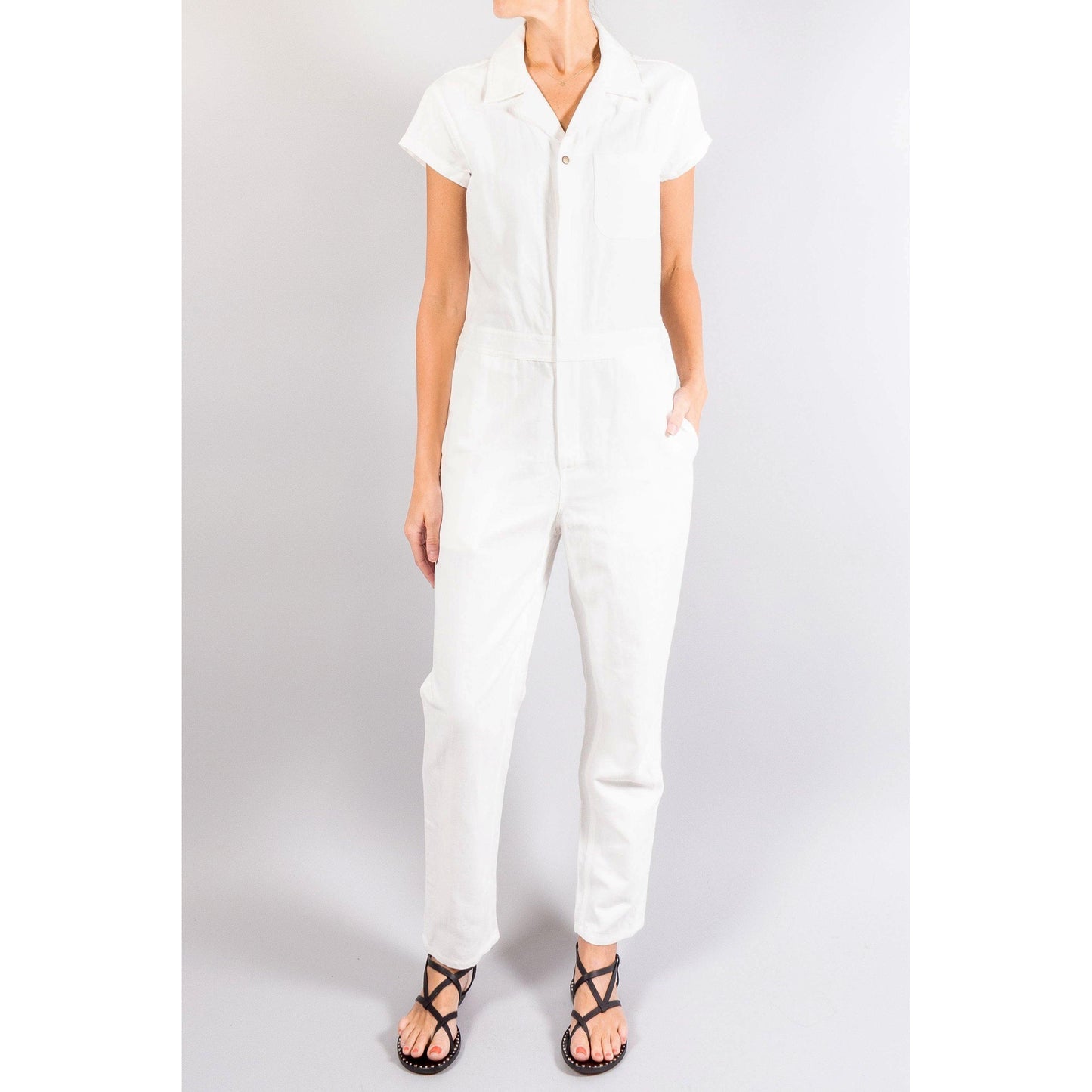 Apiece Apart "Azore" jumpsuit in Ivory, size 4
