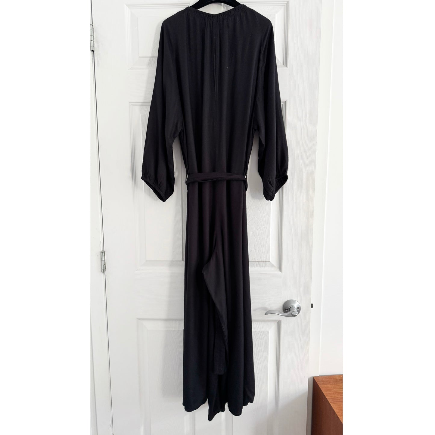 Apiece Apart "Isla" Romper in Black, size 4 (fits size 6/8)