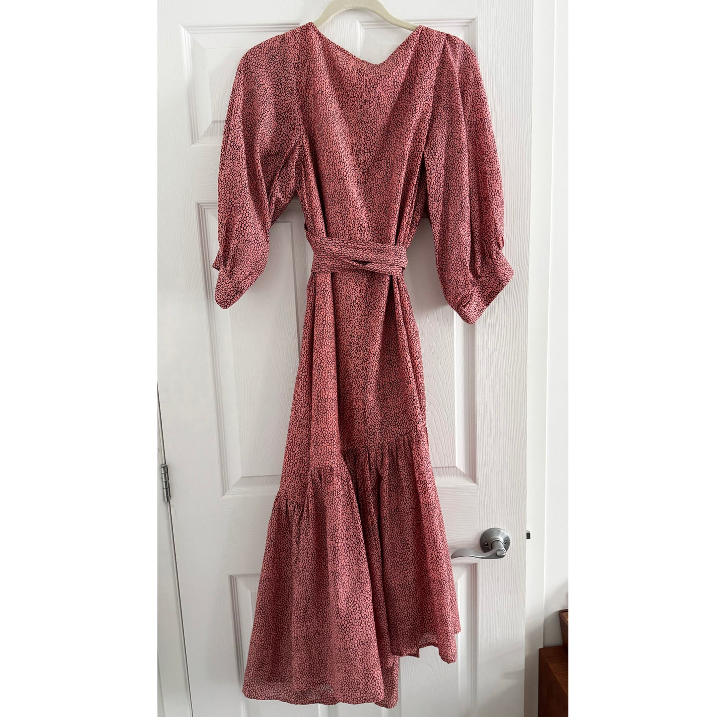 Apiece Apart "Bouganvillea" Wrap Dress, size 4