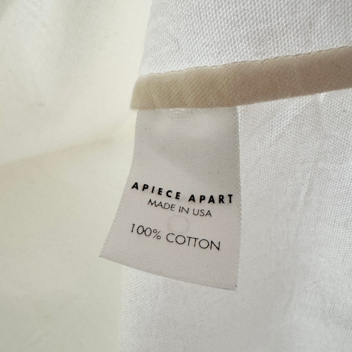 Apiece Apart Flared Sleeve Dress in Ivory, size 4