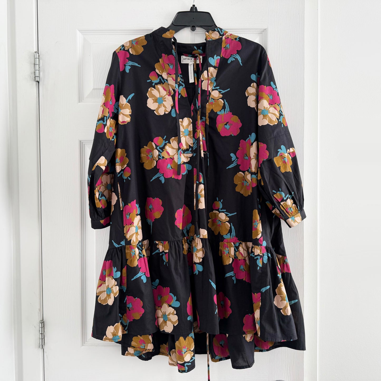 Apiece Apart "Lalla" Mini Dress in "Floating Floral", Size Small