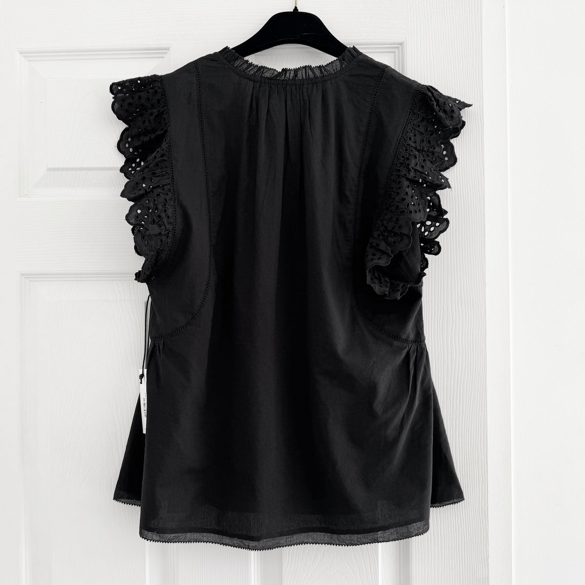 Apiece Apart "Maria Del Mar" Top in Black, size 6