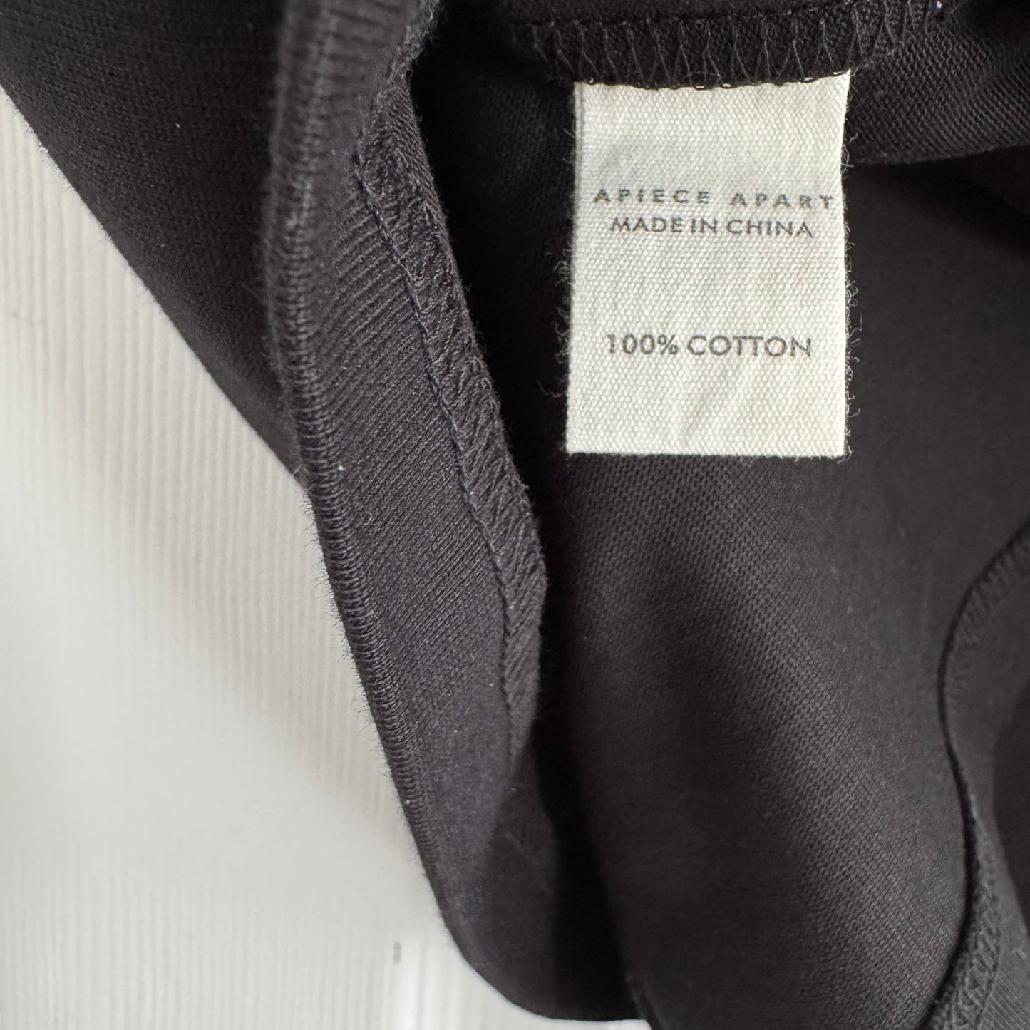 Apiece Apart "Agnes" Tank in Black, size Small