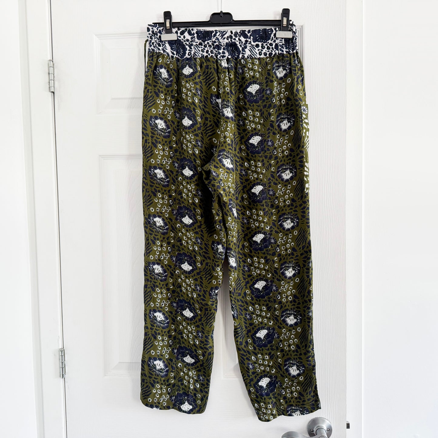 Apiece Apart Printed Silk Pants, size 4