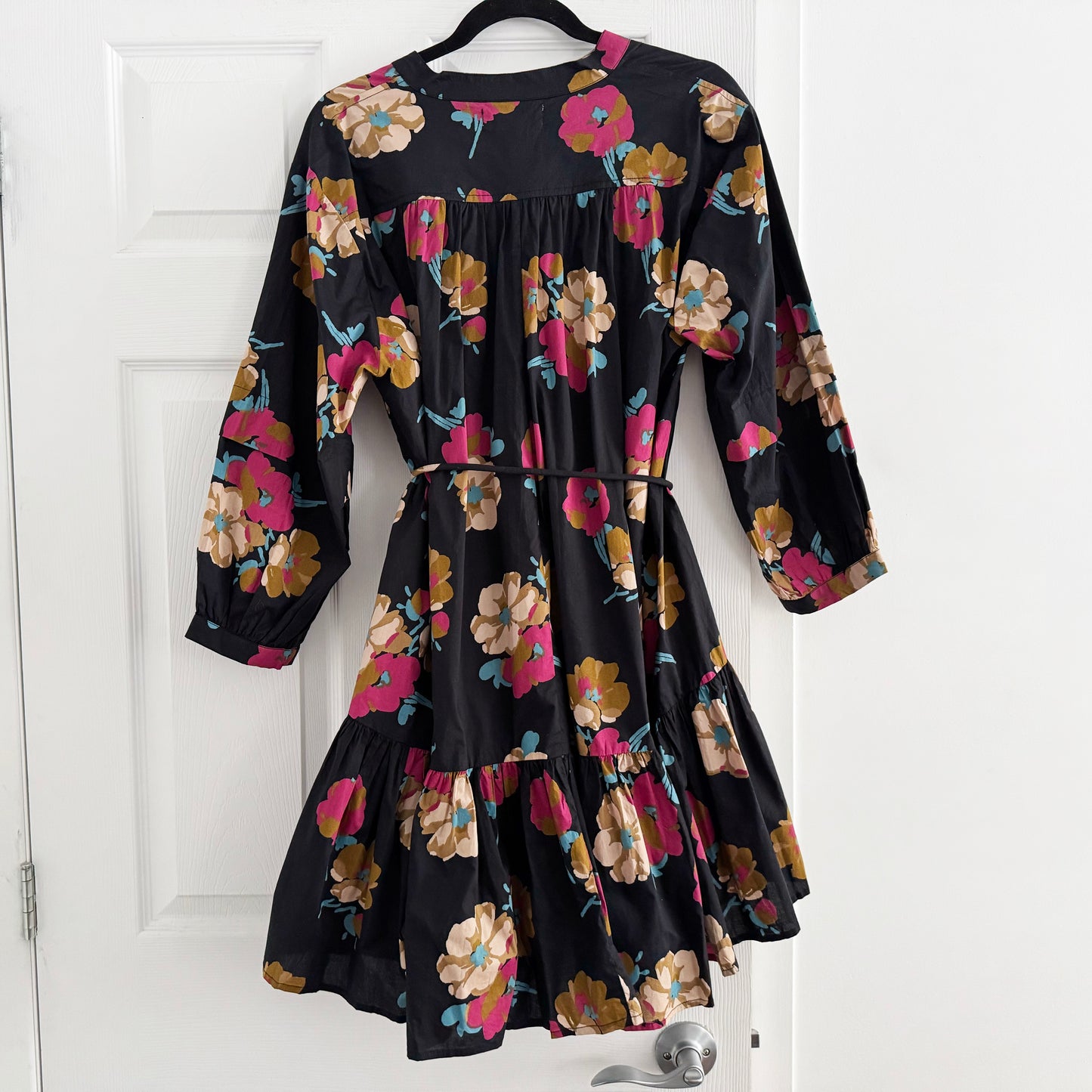 Apiece Apart "Lalla" Mini Dress in "Floating Floral", fits like size XL?