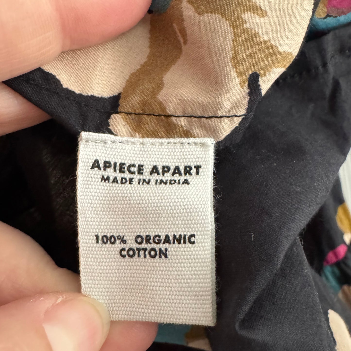 Apiece Apart "Lalla" Mini Dress in "Floating Floral", fits like size XL?