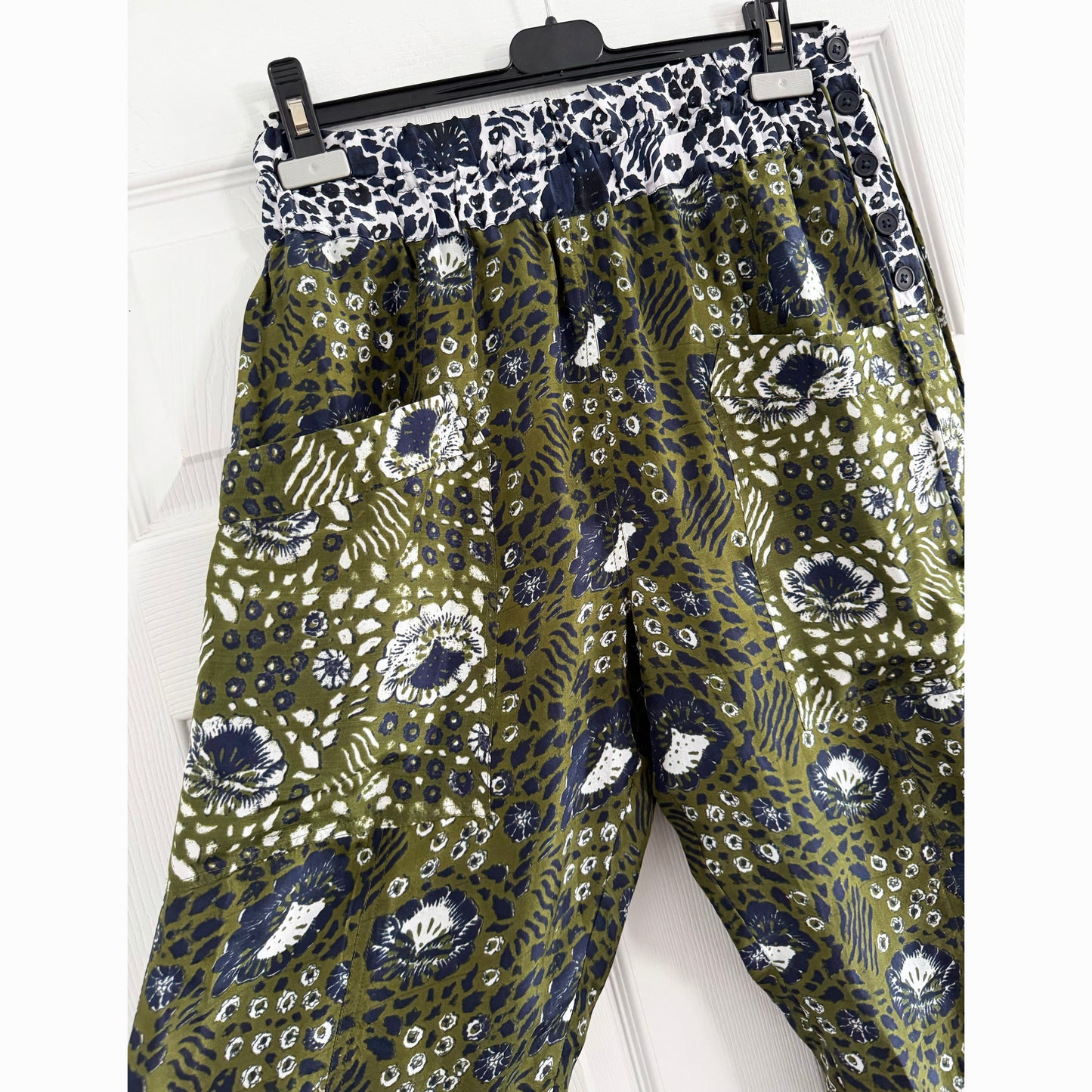 Apiece Apart Printed Silk Pants, size 4