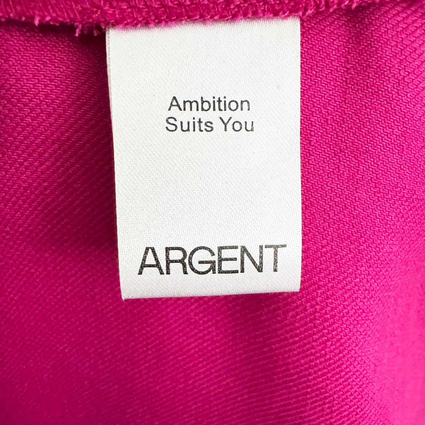Argent "Cornelia" Midi Dress in Fushia, Size Small
