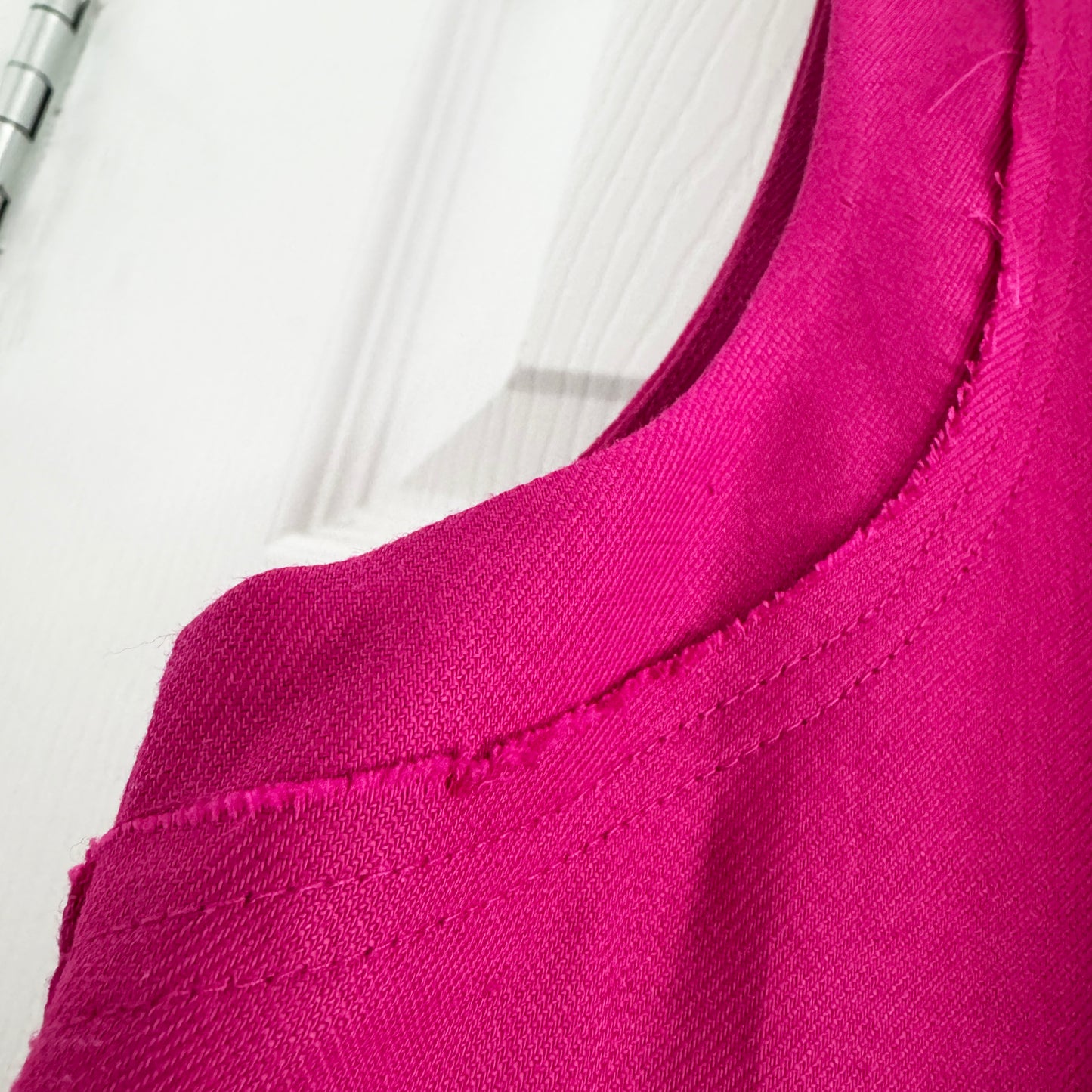 Argent "Cornelia" Midi Dress in Fushia, Size Small