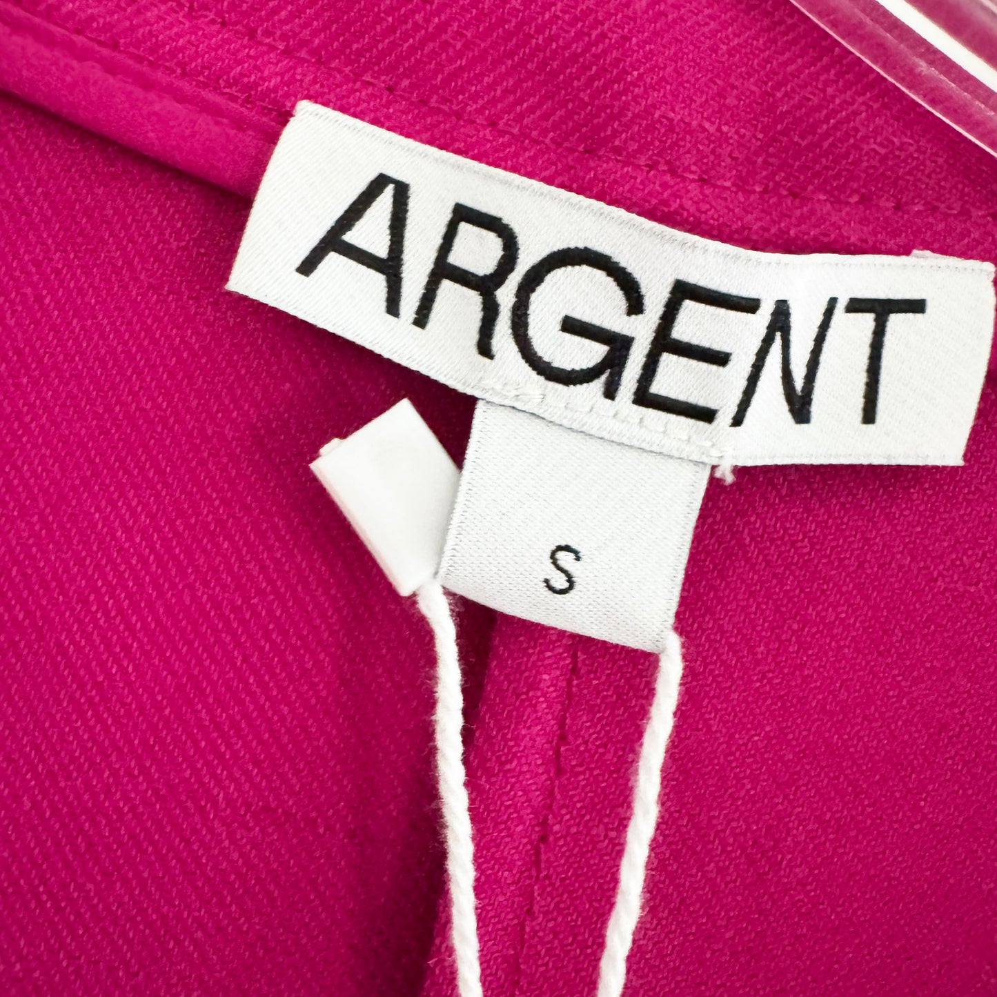 Argent "Cornelia" Midi Dress in Fushia, Size Small