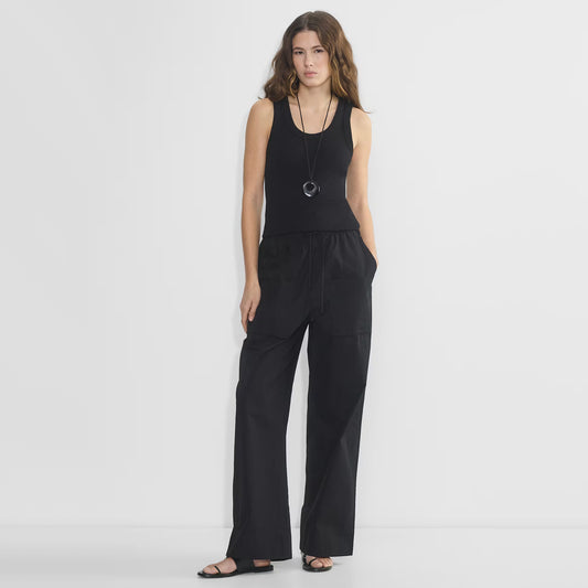 Babaton "System" Poplin Pants in Black, size Small