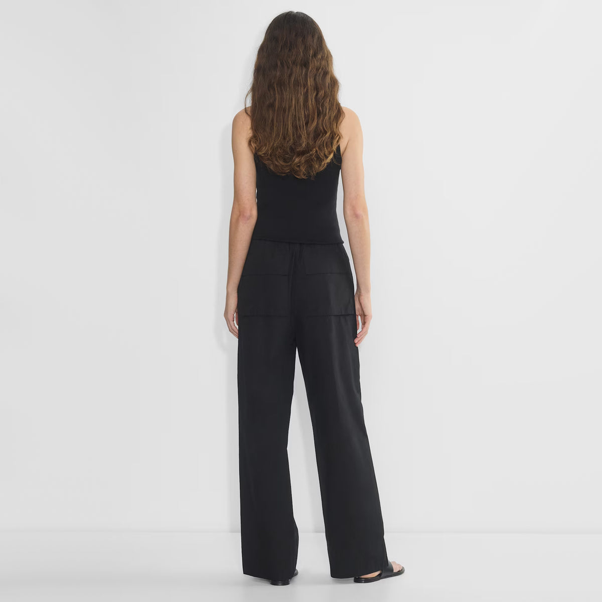 Babaton "System" Poplin Pants in Black, size Small