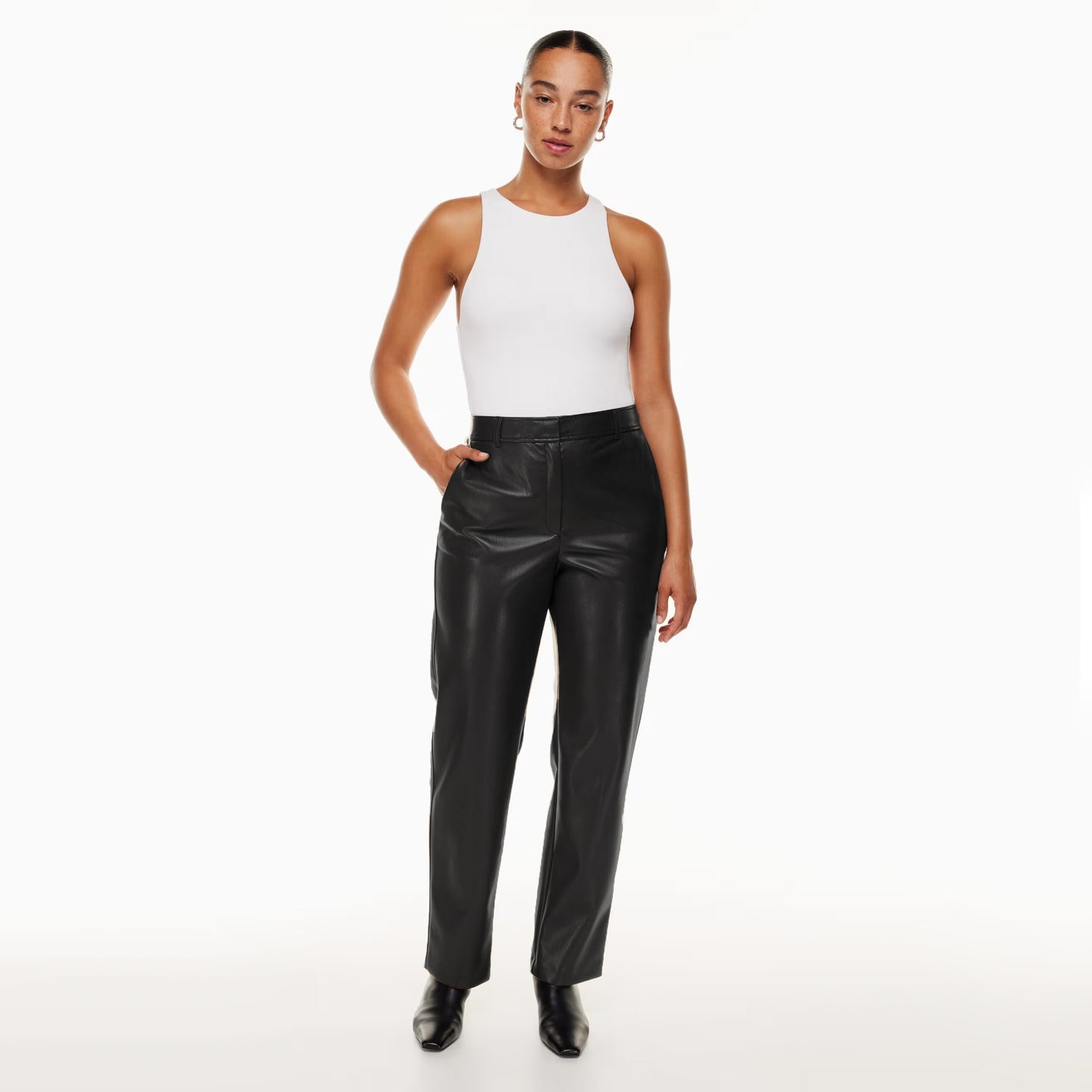 Babaton "Command" Faux Leather Pants, size 2