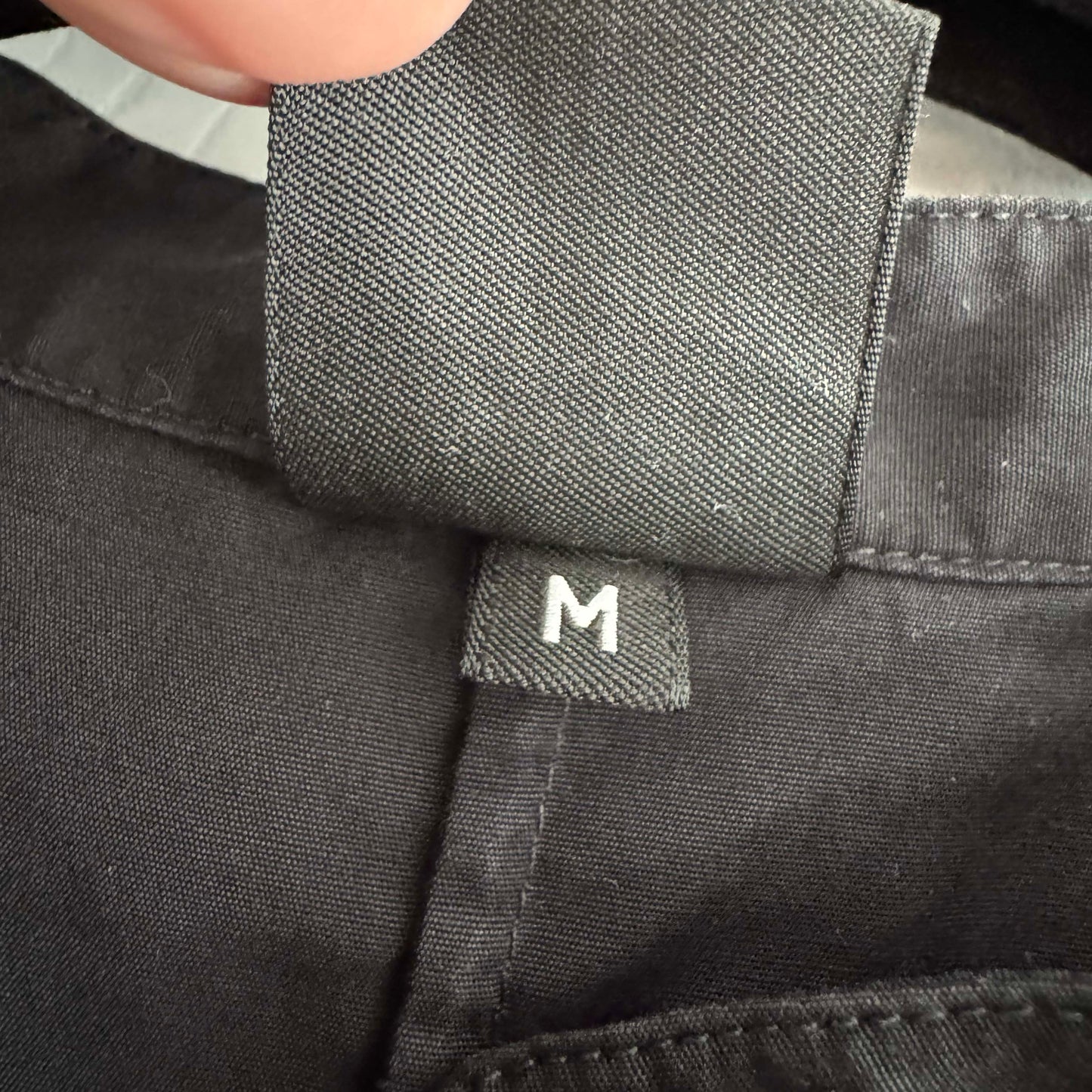 Aspesi Boxy Poplin Shirt in Black, size Medium