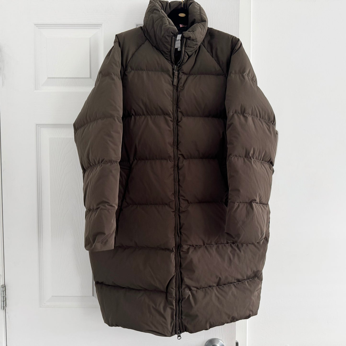 Aspesi "Verdesca" Puffer Coat in Khaki, size Small