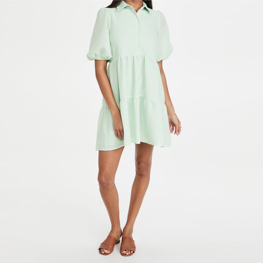 Robe Amanda Uprichard Pierre en "Hypermint", taille XL (taille comme un grand)